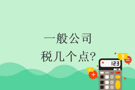一般公司税几个点?