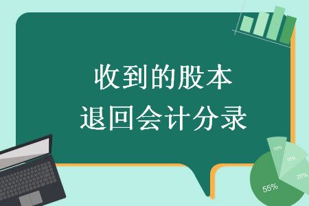 收到的股本退回会计分录