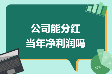 公司能分红当年净利润吗