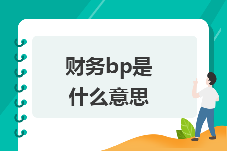 财务bp是什么意思