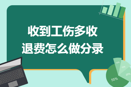 收到工伤多收退费怎么做分录