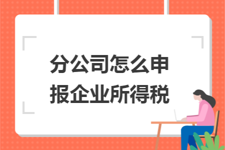 分公司怎么申报企业所得税