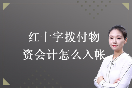 红十字拨付物资会计怎么入帐
