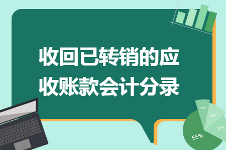 收回已转销的应收账款会计分录
