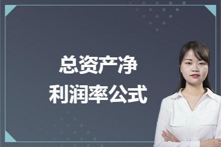 总资产净利润率公式 总资产净利润率公式