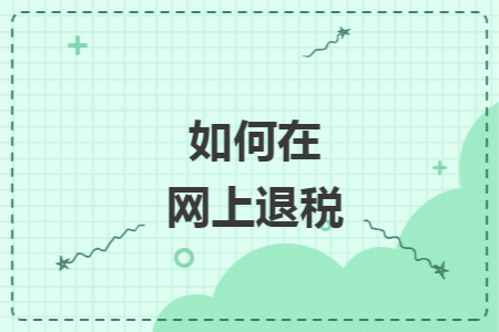 如何在网上退税