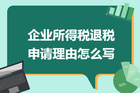 企业所得税退税申请理由怎么写