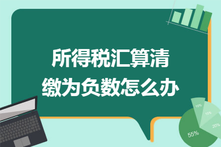 所得税汇算清缴为负数怎么办