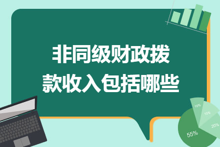 非同级财政拨款收入包括哪些