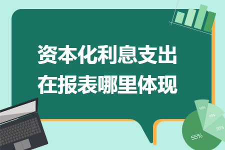 资本化利息支出在报表哪里体现