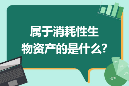 属于消耗性生物资产的是什么?