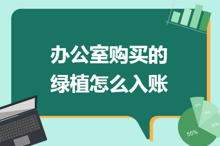 办公室购买的绿植怎么入账