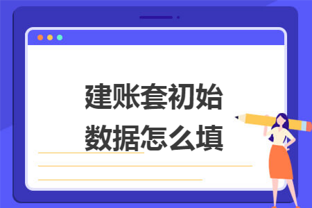 建账套初始数据怎么填