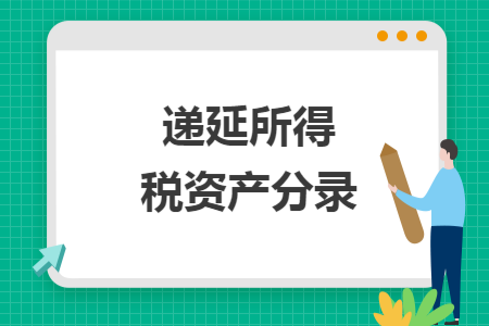 递延所得税资产分录