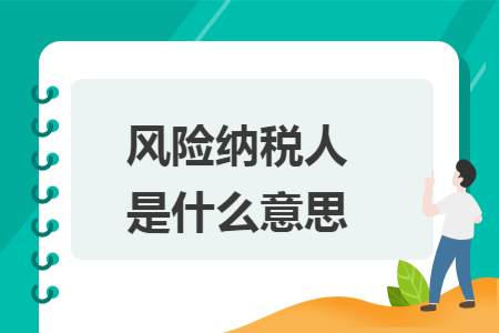 风险纳税人是什么意思