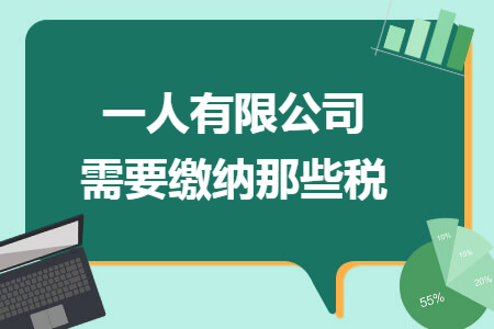 一人有限公司需要缴纳那些税