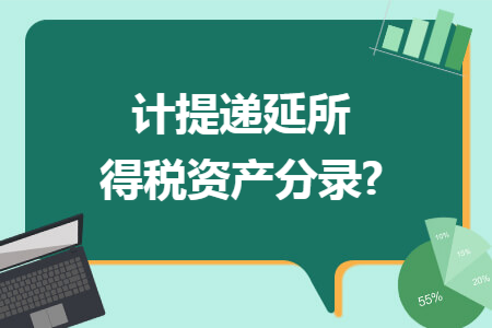 计提递延所得税资产分录?