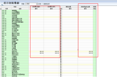 金蝶软件期初余额怎么录入