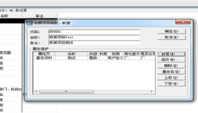 金蝶辅助核算项目怎么设置