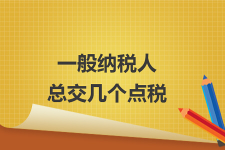 一般纳税人总共交几个点税