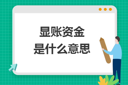 显账资金是什么意思
