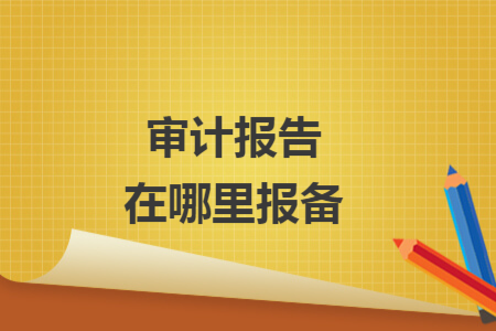 审计报告在哪里报备