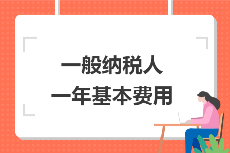 一般纳税人一年基本费用