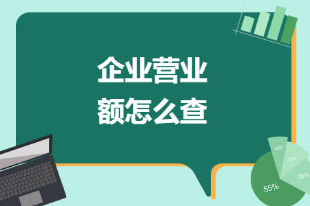 企业营业额怎么查