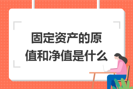 固定资产的原值和净值是什么