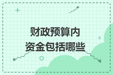 财政预算内资金包括哪些