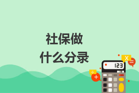 社保做什么分录