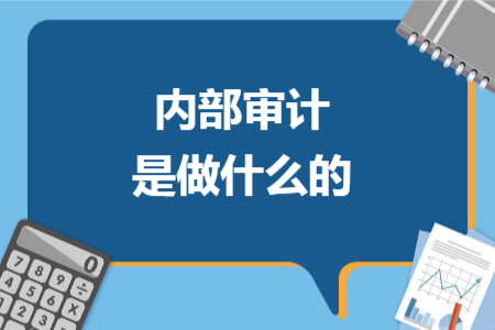 内部审计是做什么的