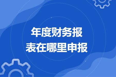 年度财务报表在哪里申报