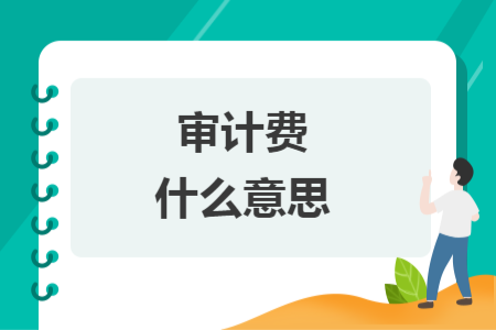 审计费什么意思