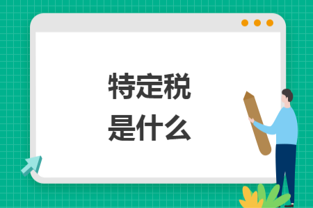 特定税是什么