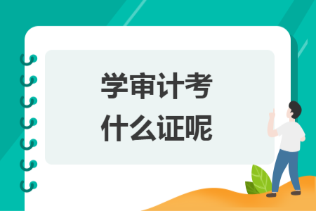 学审计考什么证呢