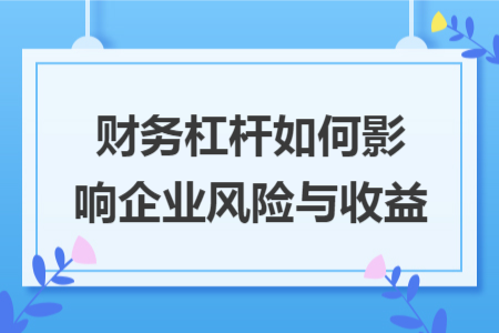 财务杠杆如何影响企业风险与收益
